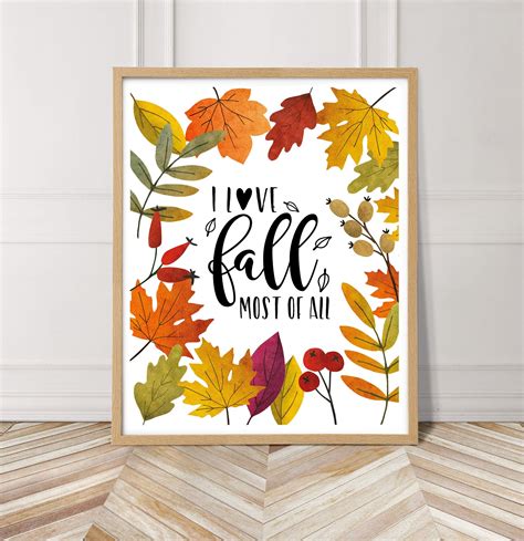 fall themed poster